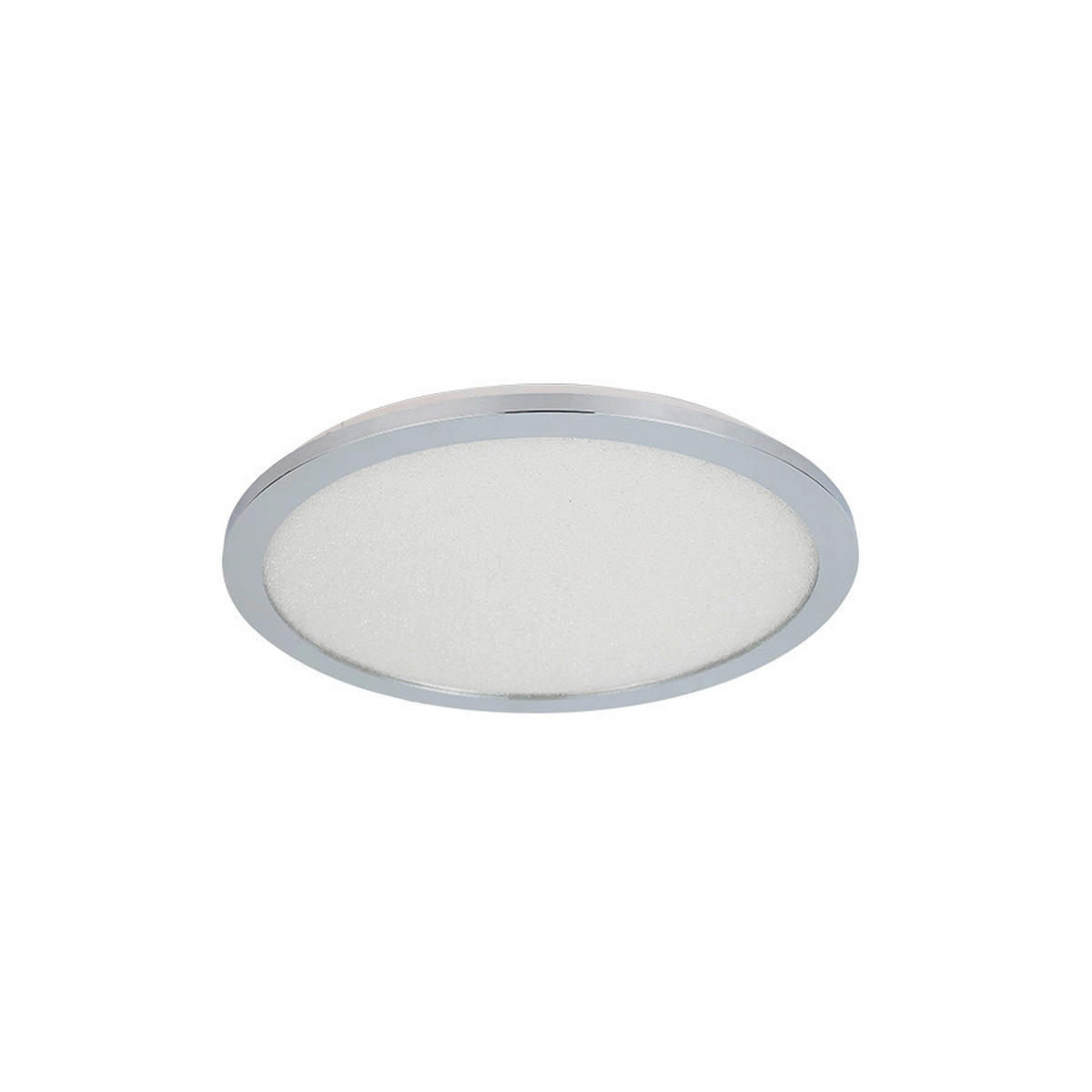 PLAFONIERĂ PENTRU BAIE - culoare crom, Basics, plastic/metal (30cm)