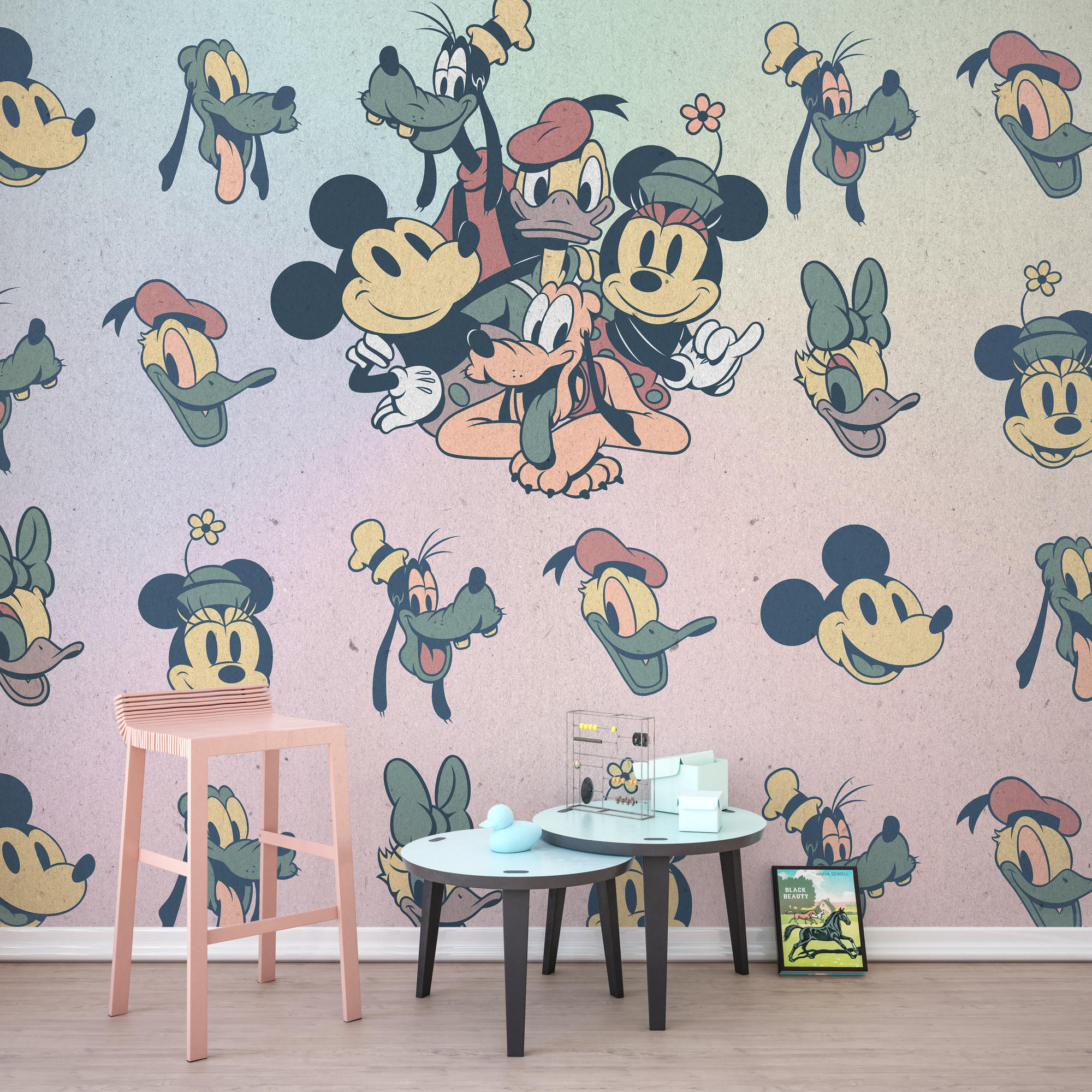 FOTOTAPETE - Multicolor, Trend, Textil (300/280cm)
