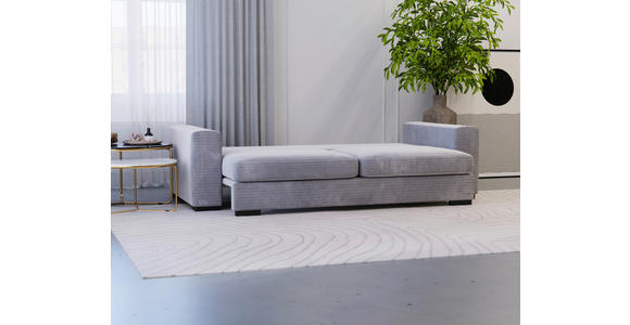 SCHLAFSOFA Flachgewebe Taupe - Taupe/Schwarz, KONVENTIONELL, Kunststoff/Textil (236/78/114cm) - Carryhome