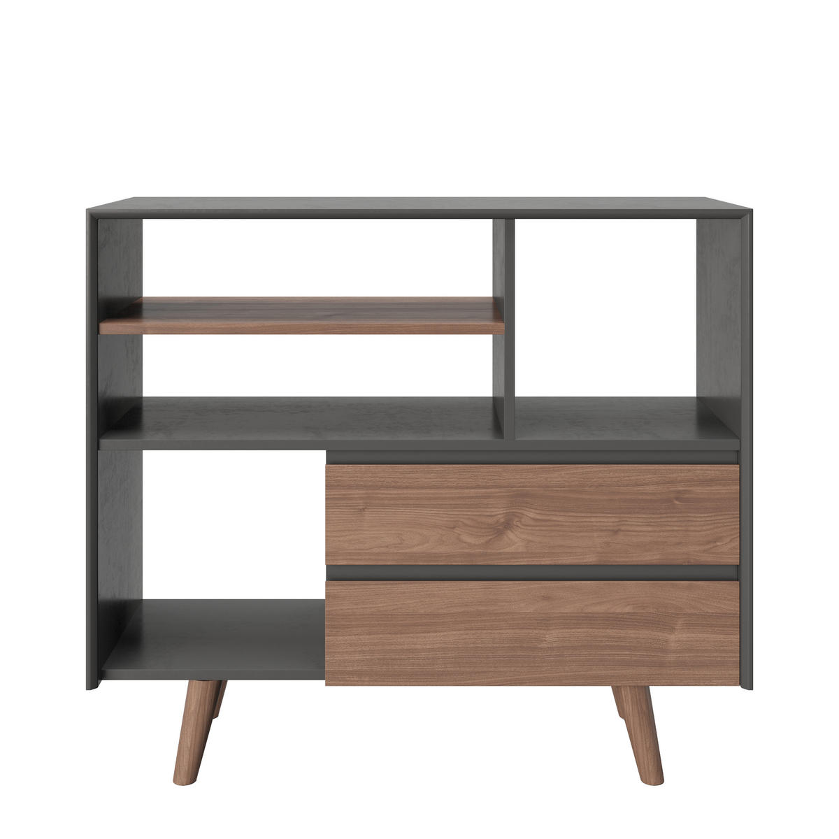 REGAL  - Walnussfarben, KONVENTIONELL, Holz/Holzwerkstoff (110/97,4/38cm) - Playboy