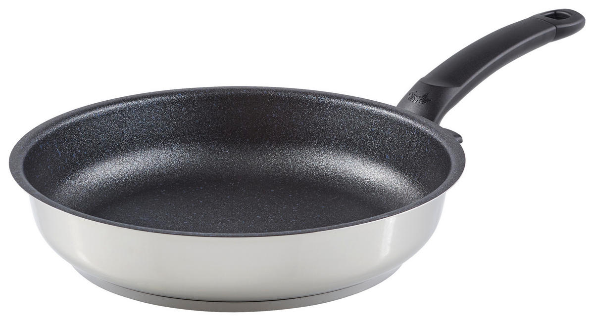 PÁNEV NA SMAŽENÍ  28 cm  - barvy stříbra, Basics, kov (28cm) - Fissler