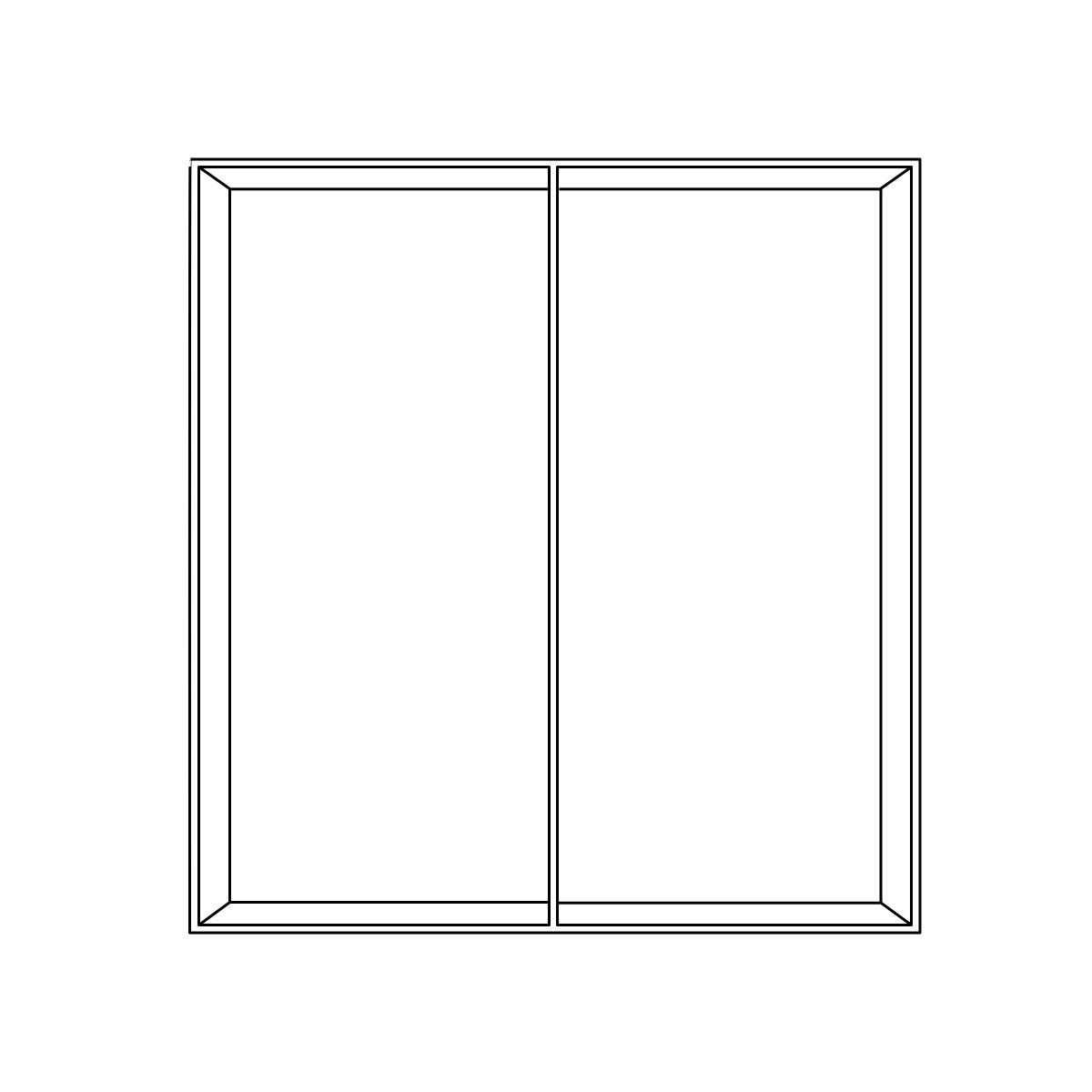 DREHTÜRENSCHRANK 202/220/40 cm,  in Braun, Schwarz, 4-türig  - Silberfarben/Schwarz, Design, Glas/Holzwerkstoff (202/220/40cm) - Jutzler