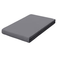 SPANNBETTTUCH PURE Jersey  - Grau, Basics, Textil (140-160/200-220cm) - Schlafgut