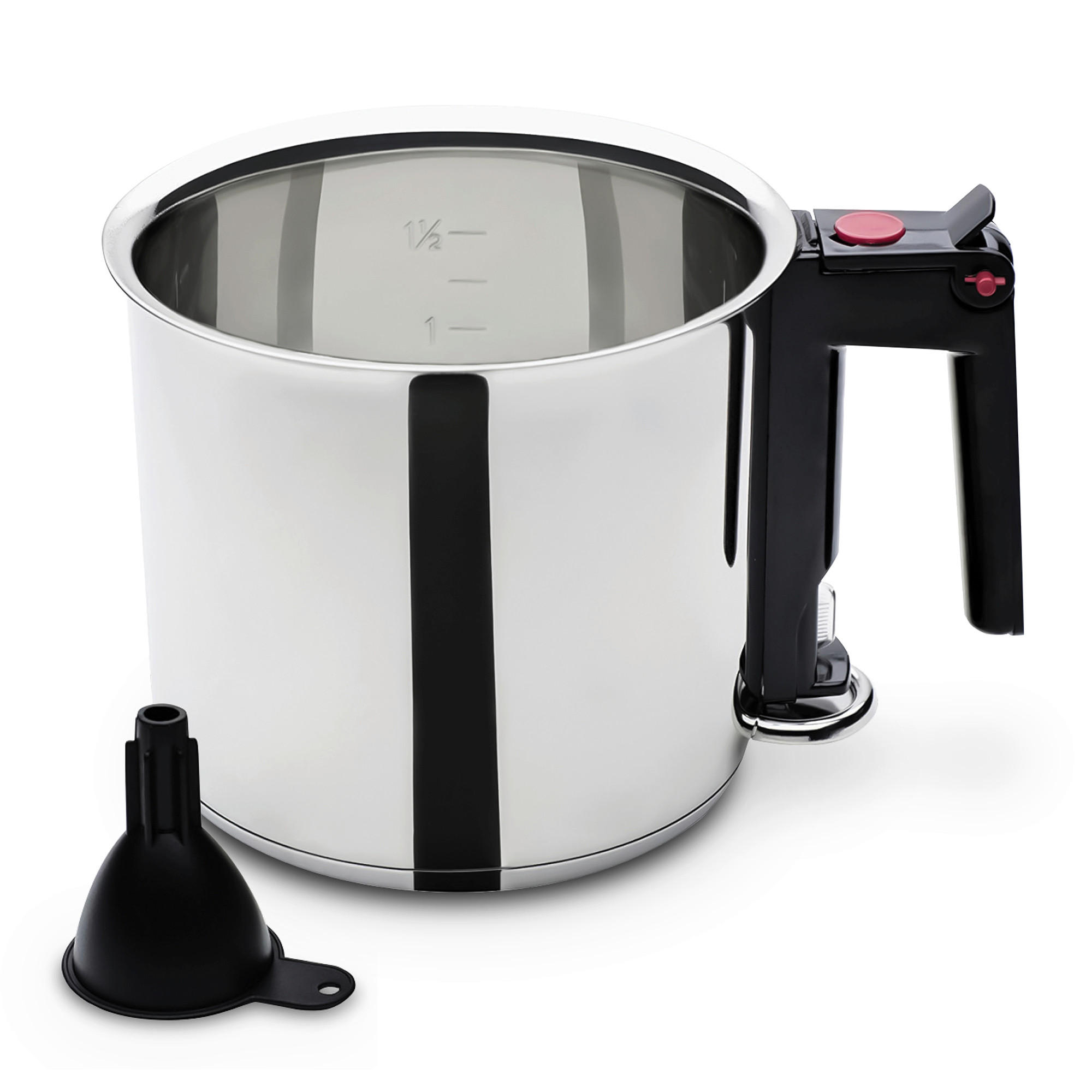 KOCHTOPF Wasserbadkocher 1,5 l  - Edelstahlfarben, Basics, Metall (16cm) - GSW