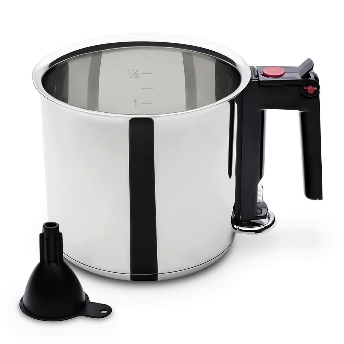 KOCHTOPF Wasserbadkocher 1,5 l  - Edelstahlfarben, Basics, Metall (16cm) - GSW