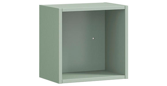 HÄNGEELEMENT Salbeigrün - Salbeigrün, Design, Holzwerkstoff (34/34/25cm) - Cantus