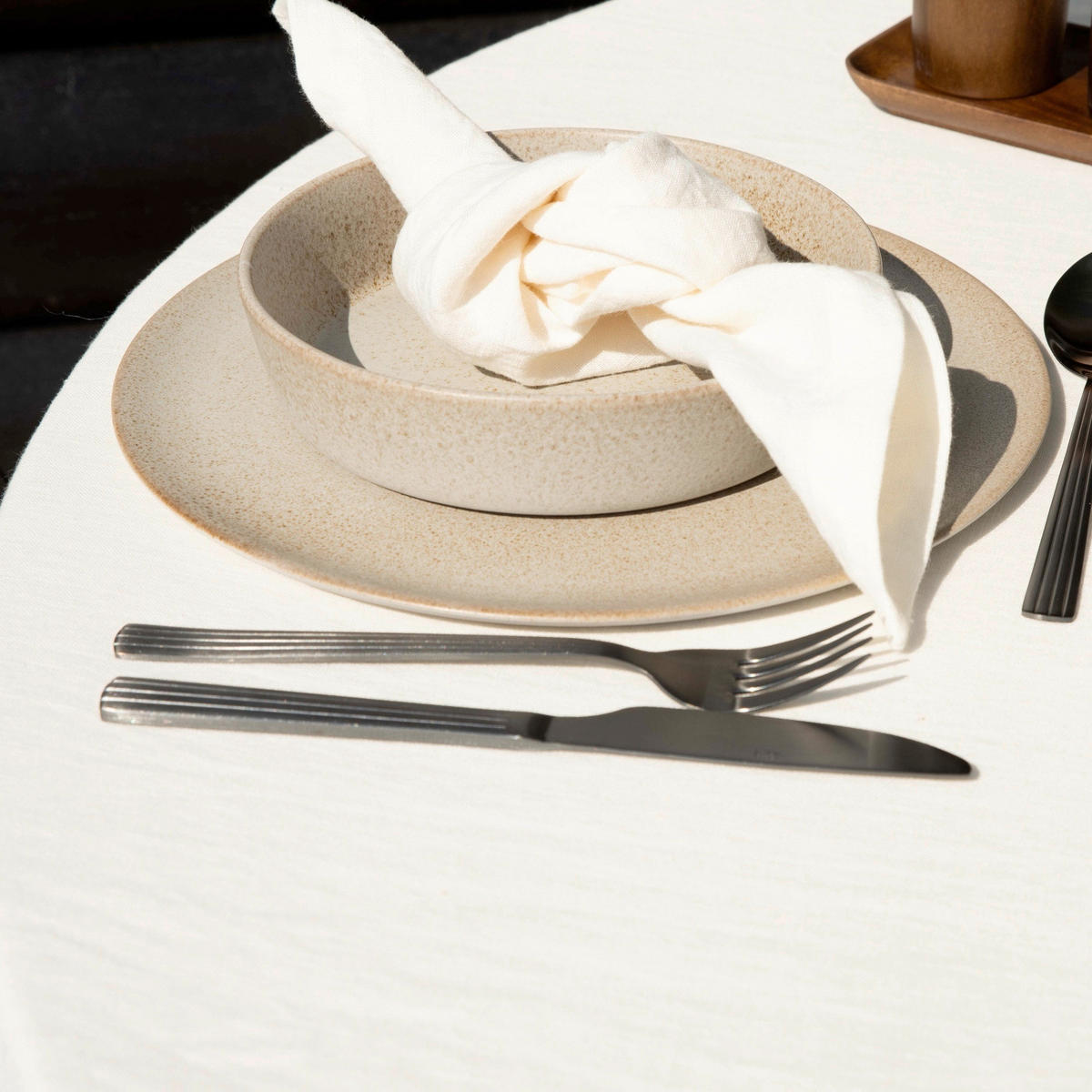 SUPPENTELLERSET Beige 6-teilig Steinzeug RAW  - Beige, Basics, Keramik (19,4/4,5cm) - Aida