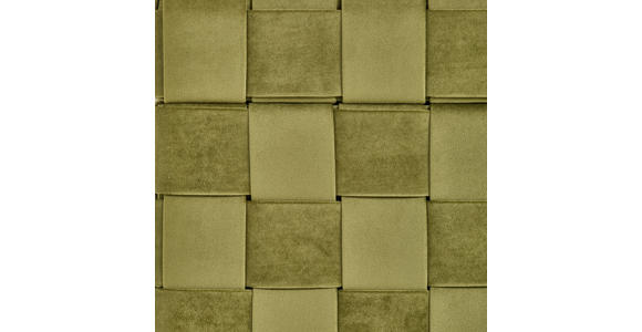HOCKER Samt Grün - Schwarz/Grün, Trend, Textil (40/43/40cm) - Xora