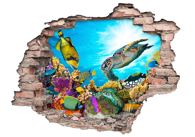 SAMOLEPKA NA ZEĎ - vícebarevná, Design, plast (50/70/0,10cm) - Euroart