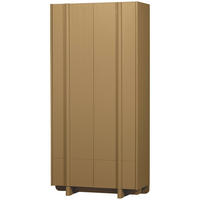 GARDEROBENSCHRANK Basu  in 101/210/46 cm  - Grün, Design, Holz (101/210/46cm) - Livetastic
