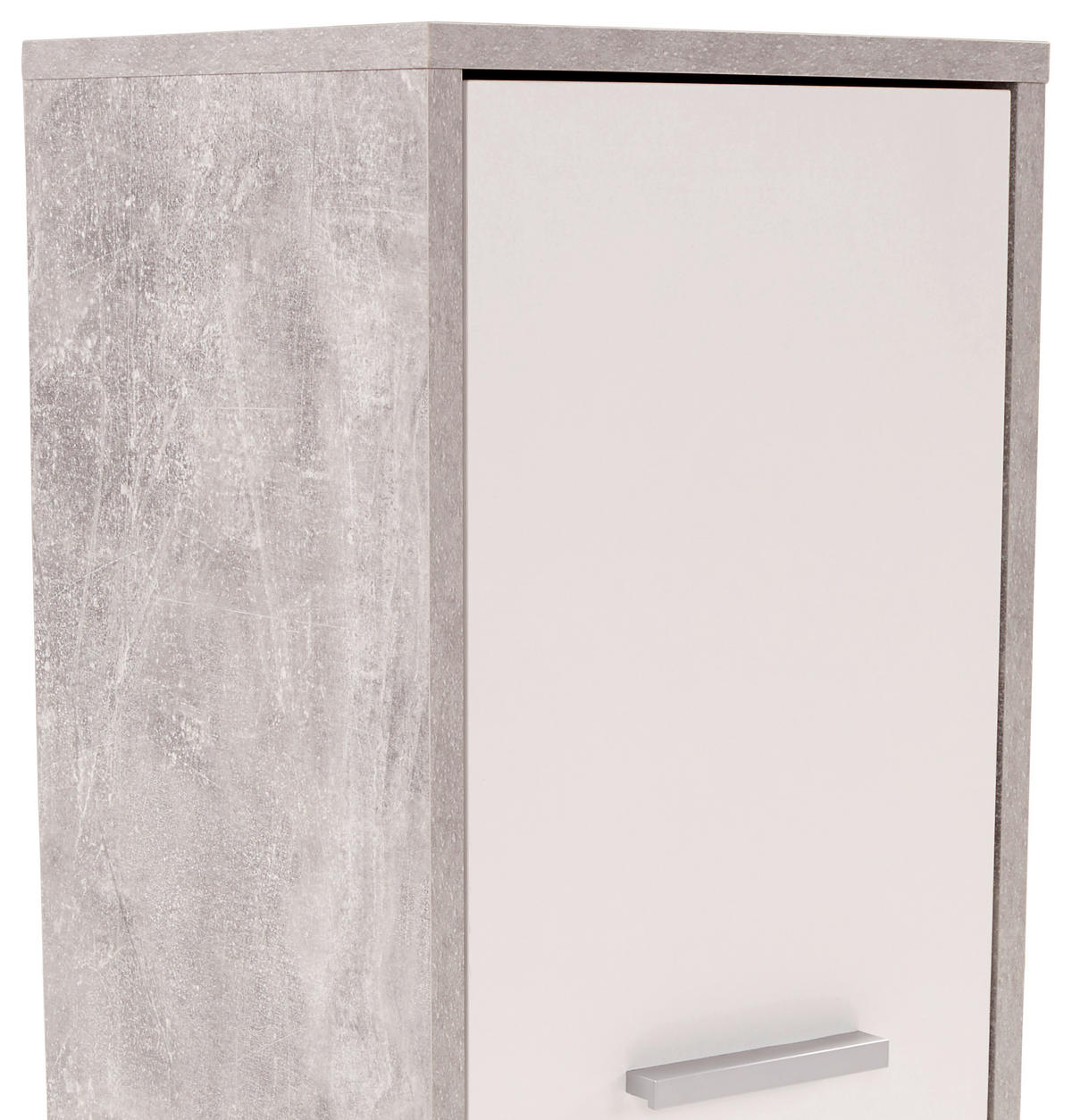 HÄNGESCHRANK 32/68/28 cm  - Chromfarben/Hellgrau, MODERN, Holzwerkstoff/Kunststoff (32/68/28cm) - MID.YOU