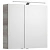SPIEGELSCHRANK 75/70,3/17 cm  - Chromfarben/Graphitfarben, KONVENTIONELL, Glas/Holzwerkstoff (75/70,3/17cm) - Pelipal