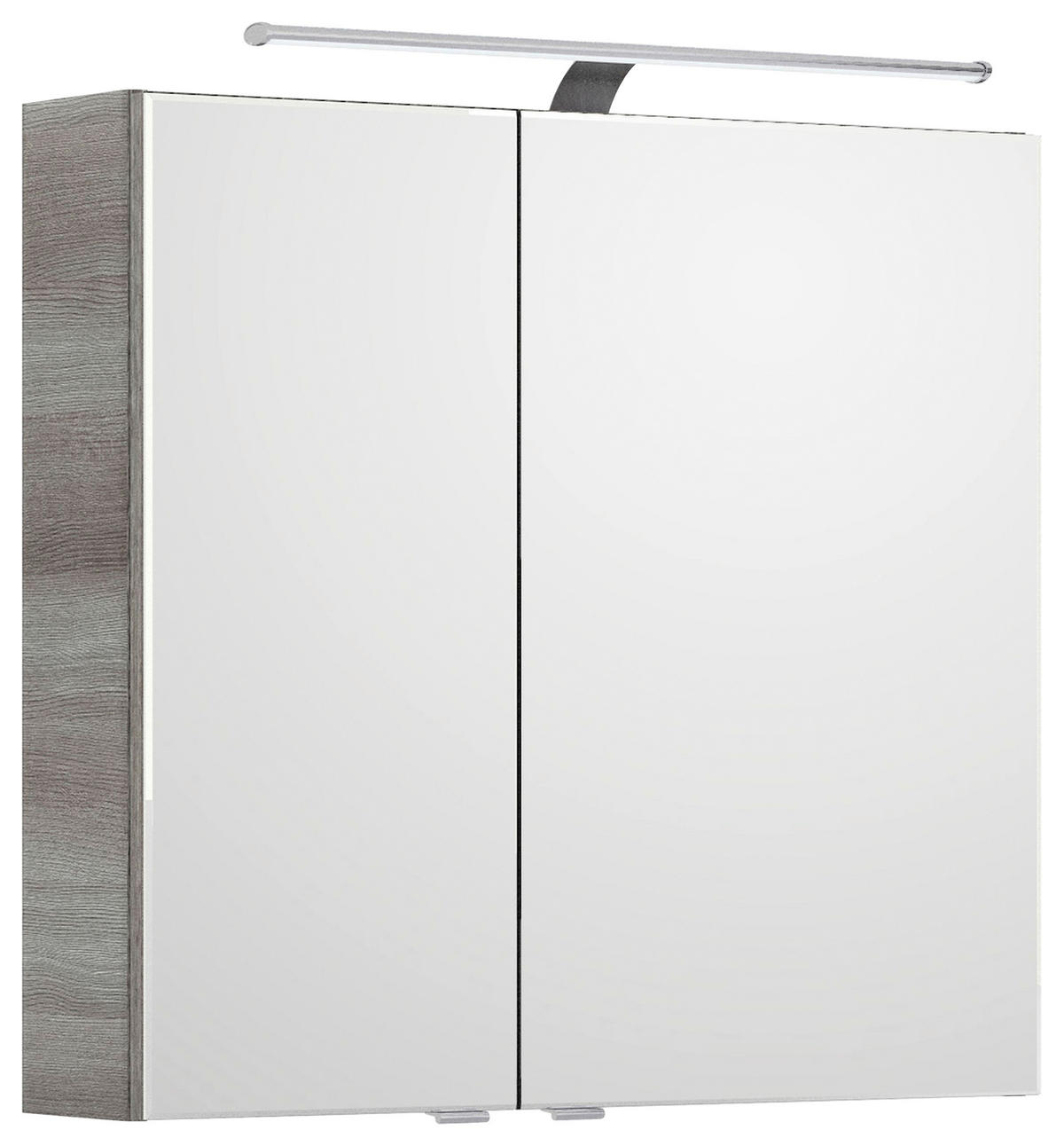 SPIEGELSCHRANK 75/70,3/17 cm  - Chromfarben/Graphitfarben, KONVENTIONELL, Glas/Holzwerkstoff (75/70,3/17cm) - Pelipal