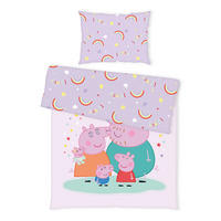 MLADINSKA POSTELJNINA 140/200 cm renforcé barve bezga  - barve bezga, Konvencionalno, tekstil (140/200cm) - Peppa Pig