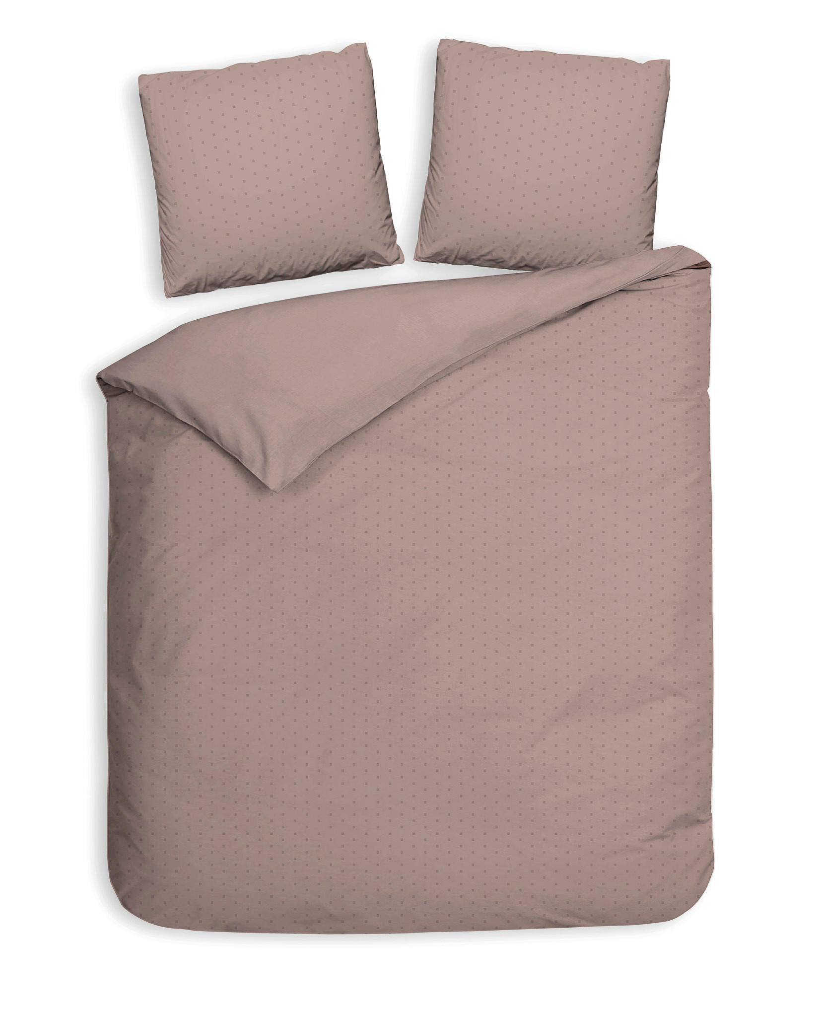 BETTWÄSCHE Punto Makosatin 200/200 cm  - Rosa, Basics, Textil (200/200cm)