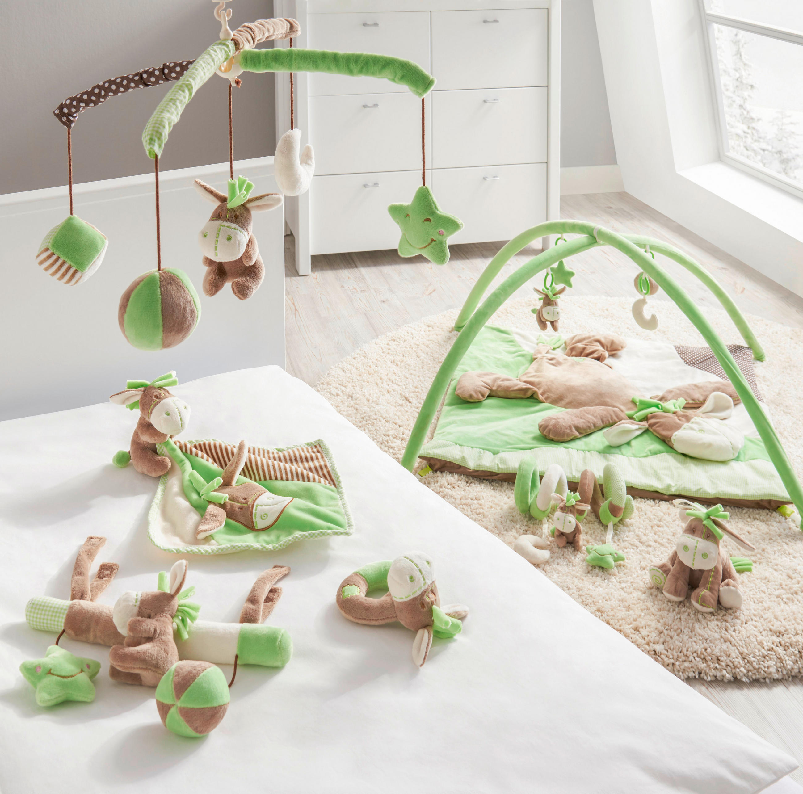 SCHMUSEDECKE DIEGO  75/100 cm  - Creme/Braun, Basics, Textil (75/100cm) - My Baby Lou