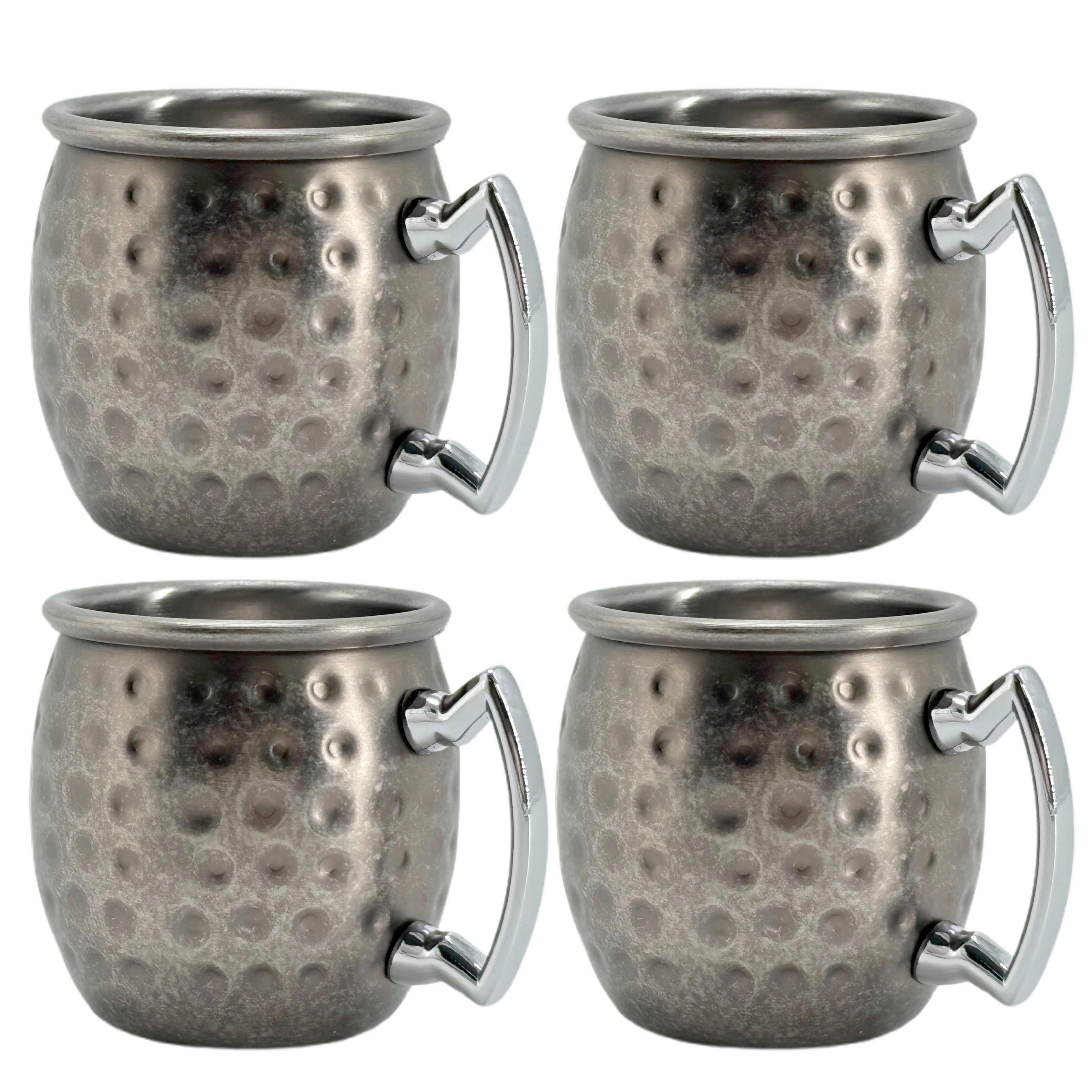 MOSCOW-MULE-BECHER  - Silberfarben/Grau, Trend, Metall - Novel