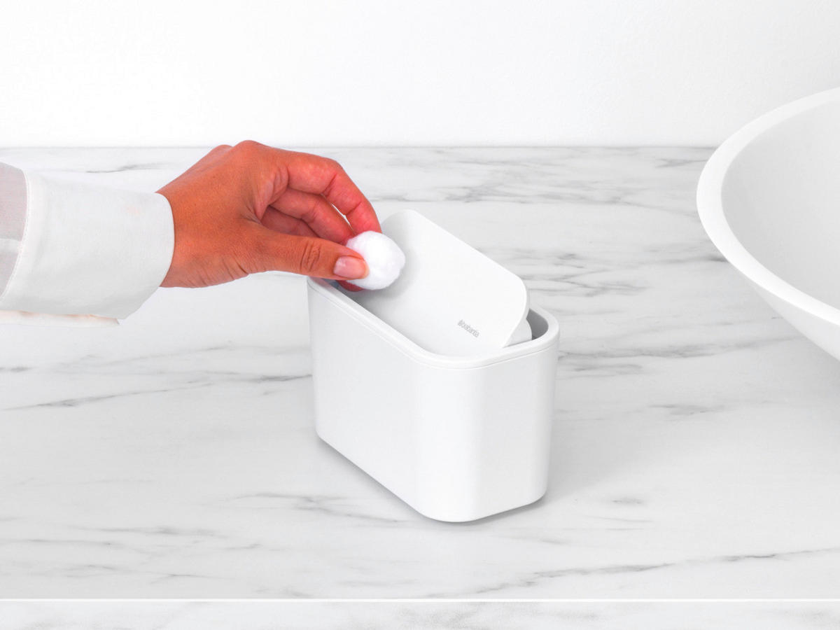 ABFALLEIMER MINDSET  - Weiß, Basics, Kunststoff (15/9.9/8.6cm) - Brabantia