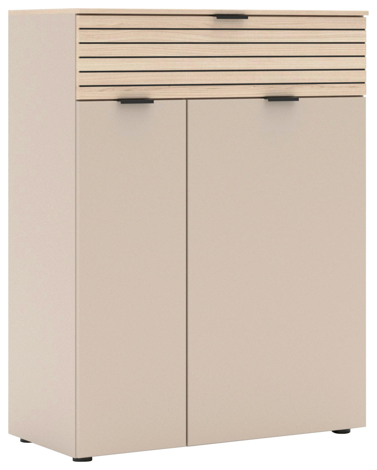 SCHUHSCHRANK  in 78/102/38 cm  - Kaschmir/Eichefarben, Design, Holzwerkstoff/Kunststoff (78/102/38cm) - Xora