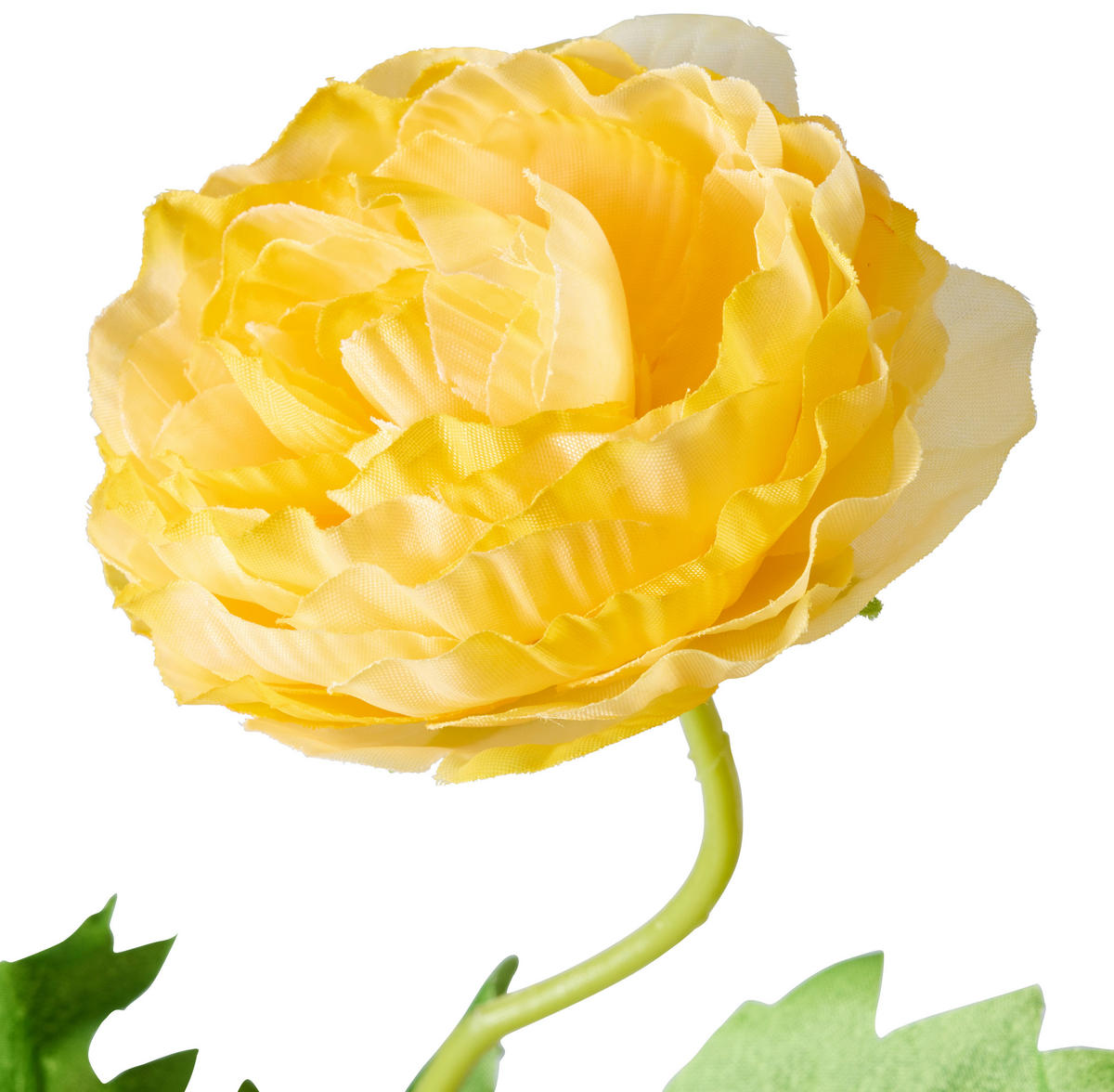 KUNSTBLUME - Gelb/Grün, Lifestyle, Kunststoff (57cm)