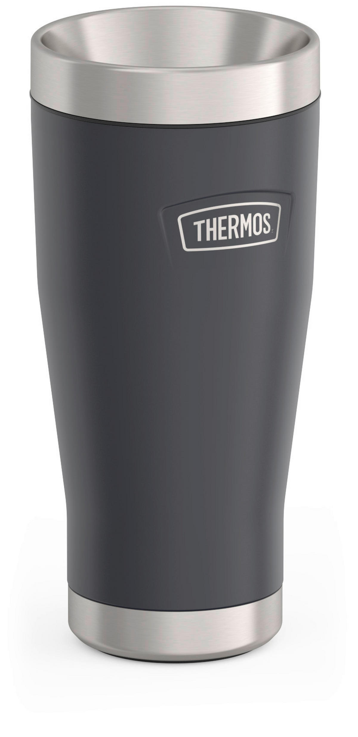 THERMOBECHER ICON 0,47 L  - Dunkelgrau, Basics, Metall (0.47l) - Thermos