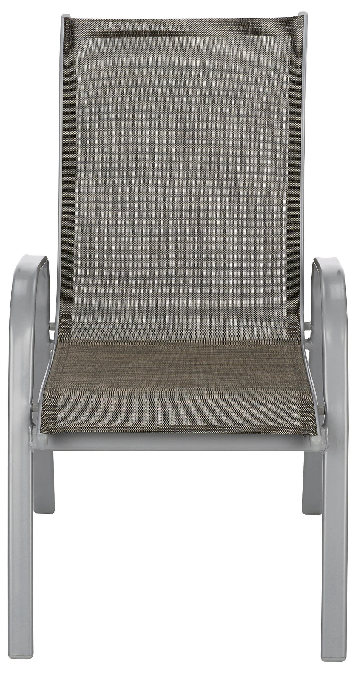 STOLICA SLOŽIVA  srebrne boje, svijetlo smeđa  metal, tekstil      - srebrne boje/svijetlo smeđa, Basics, metal/tekstil (55/96/76cm) - Ambia Garden