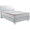 BOXSPRINGBETT 140/200 cm  in Mintgrau  - Mintgrau/Chromfarben, Konventionell, Kunststoff/Textil (140/200cm) - Hom`in