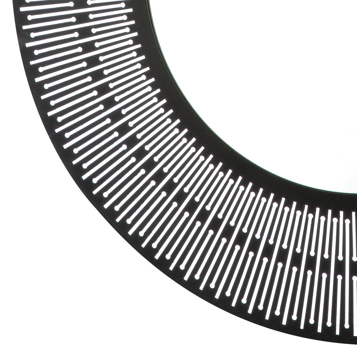 WANDSPIEGEL  - Schwarz, Basics, Glas/Metall (76cm)