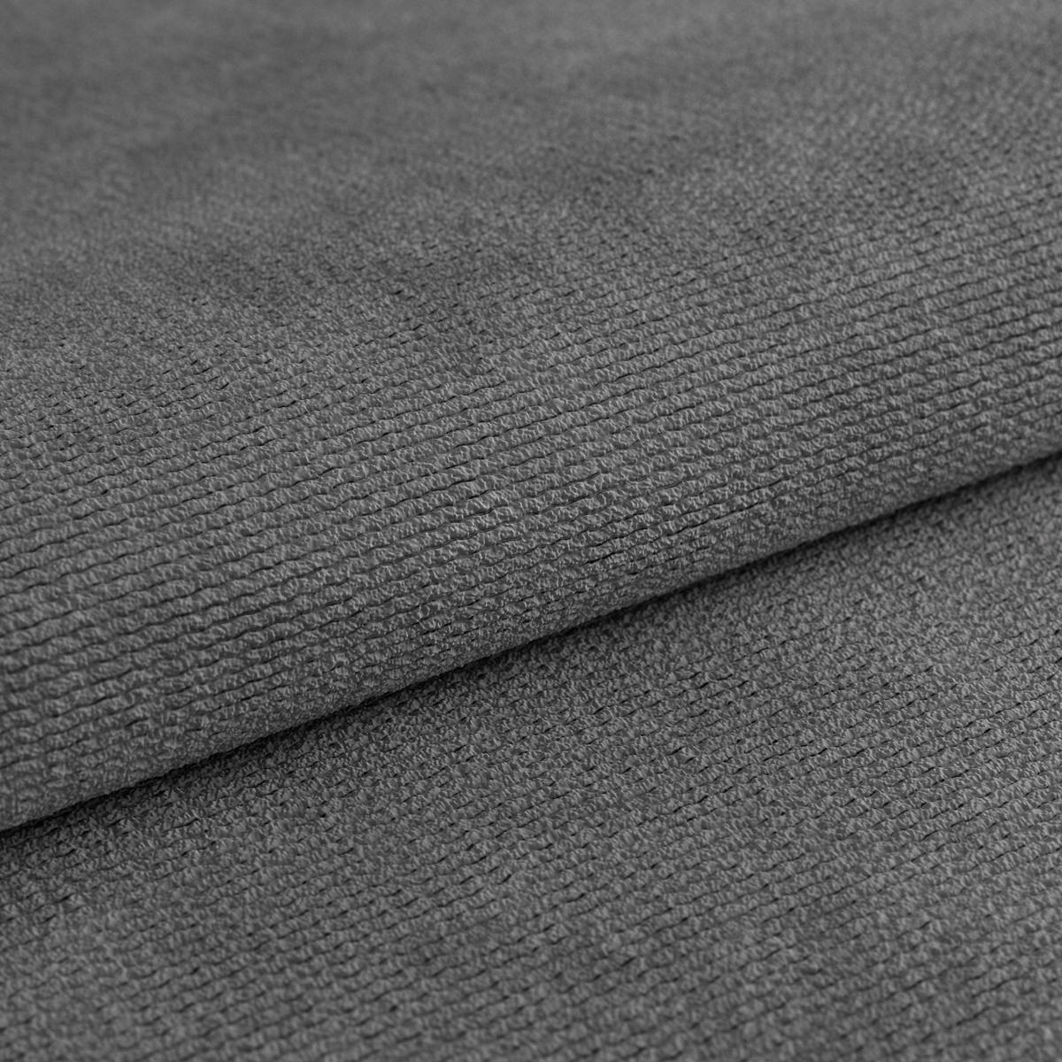 ECKSOFA Dunkelgrau  - Dunkelgrau/Schwarz, Trend, Kunststoff/Textil (203/261cm) - Livetastic