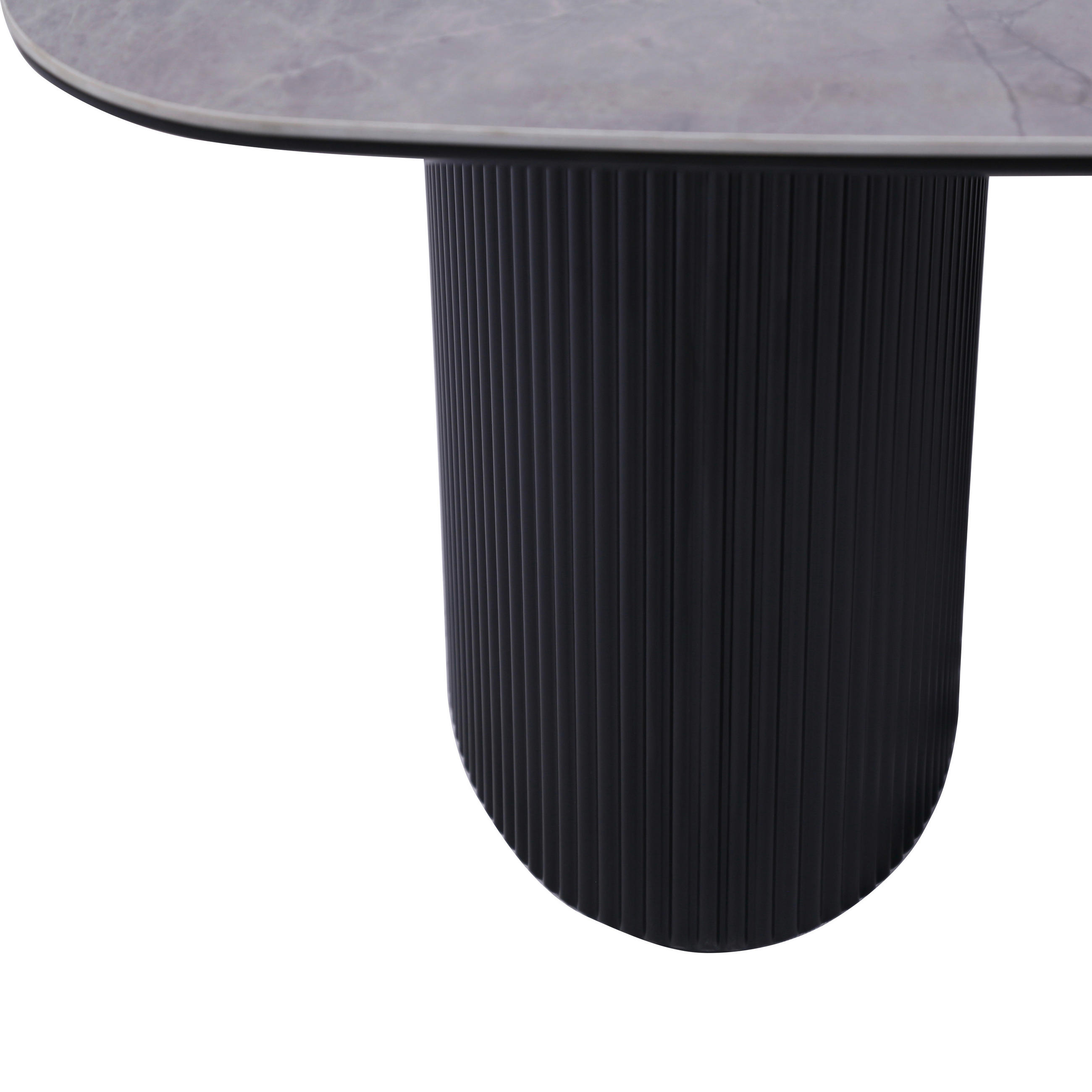 COUCHTISCH 120/70/45 cm rechteckig Grau, Schwarz  - Schwarz/Grau, Design, Keramik/Holzwerkstoff (120/70/45cm) - Stylife