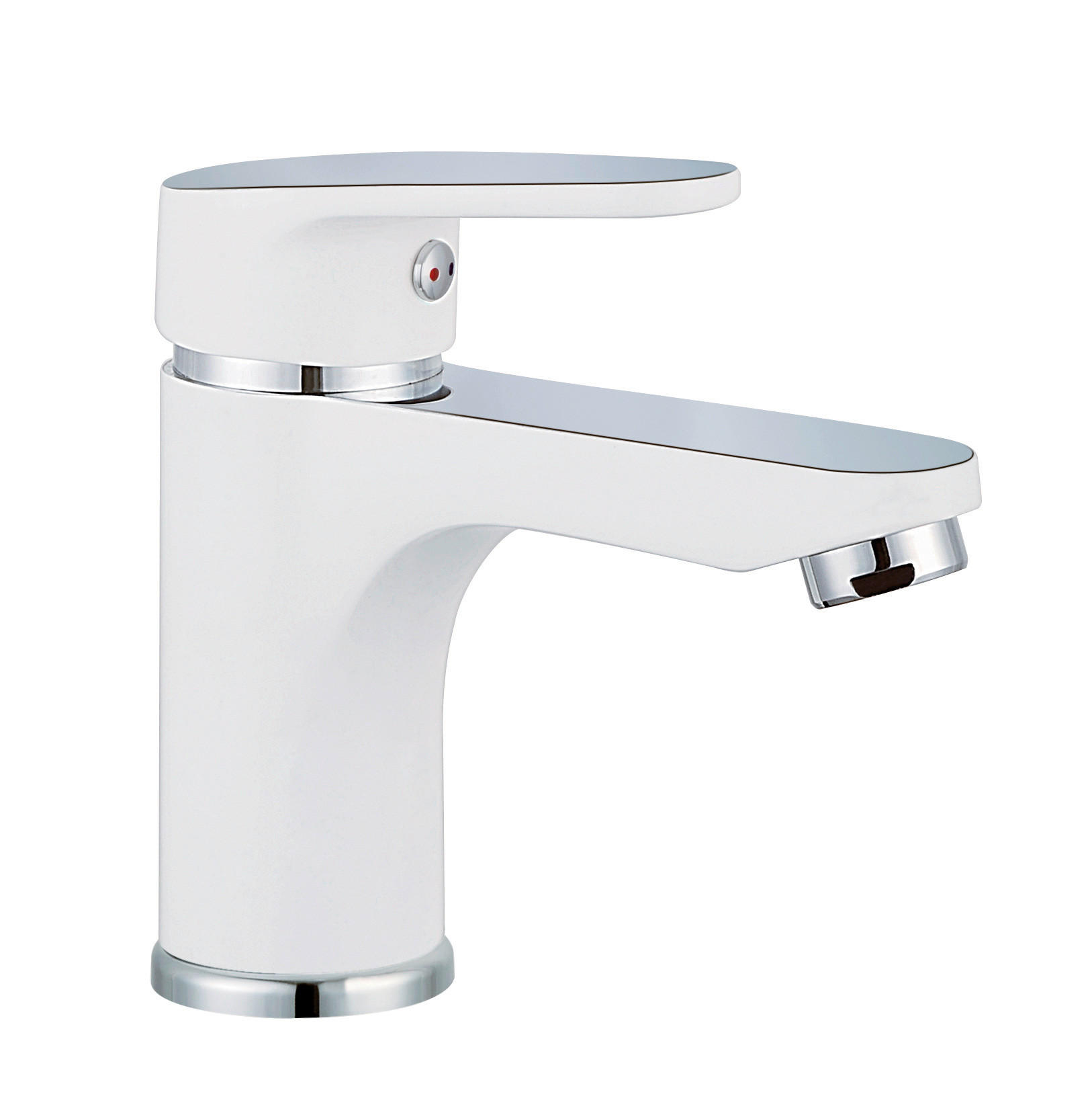 BATERIE CHIUVETA BAIE 5,0/14,0/14,5 cm - alb/culoare crom, Basics, metal (5,0/14,0/14,5cm) - Xora