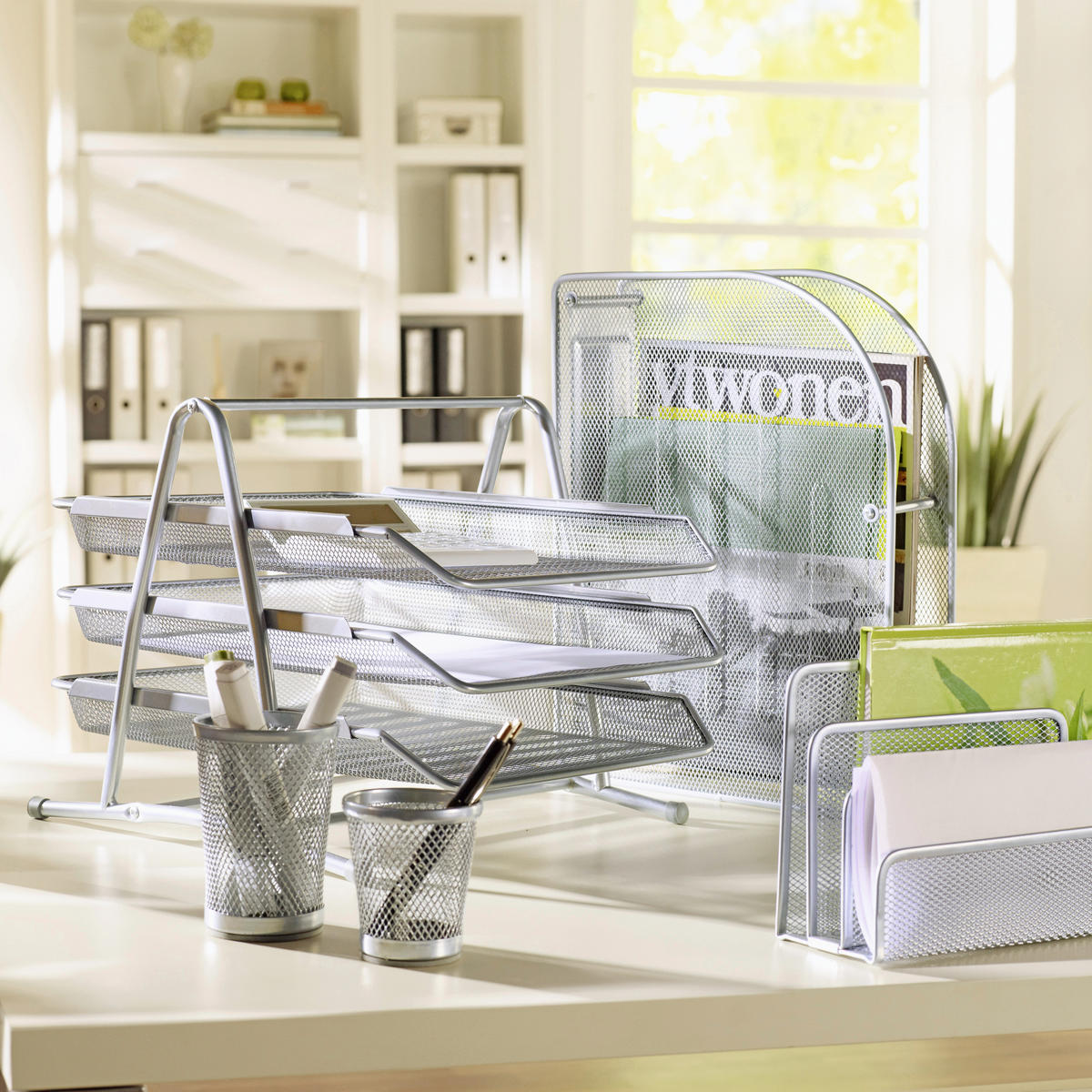 BREVKORG - silver, Basics, metall (35/27,5/29,5cm) - Carryhome