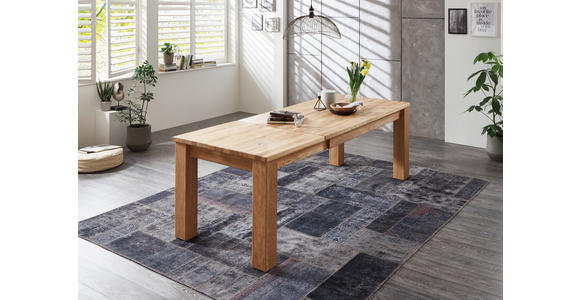 AUSZIEHTISCH Eichefarben rechteckig ausziehbar - Eichefarben, Basics, Holz (160-230/90/76cm) - Linea Natura