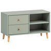 GARDEROBENBANK - Grün, Design, Holz (78,9/46,5/33cm) - MID.YOU