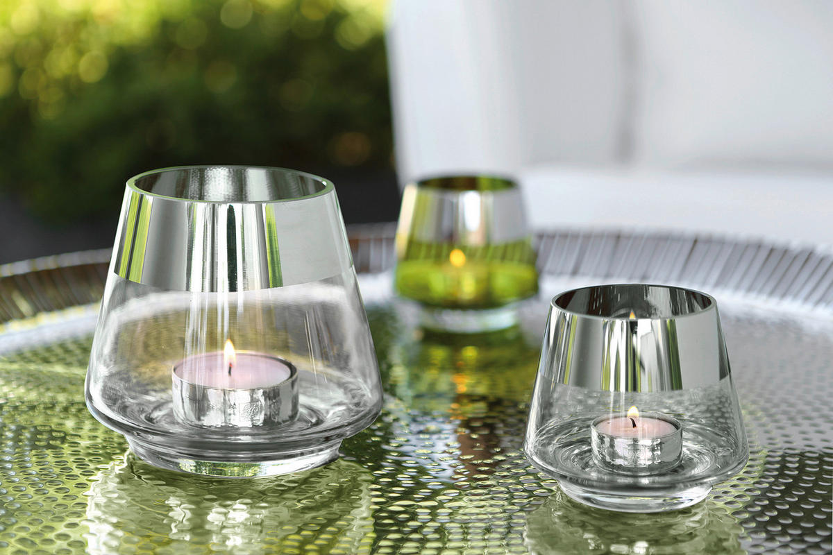 TEELICHTHALTER  - Basics, Glas (15/13cm) - Fink
