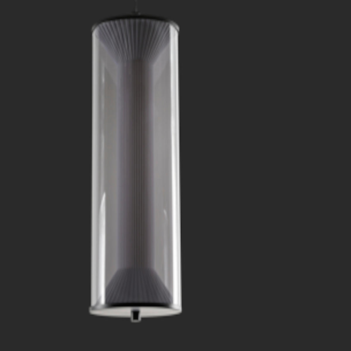 LED-HÄNGELEUCHTE  - Grau, KONVENTIONELL, Glas (120/15/15cm)