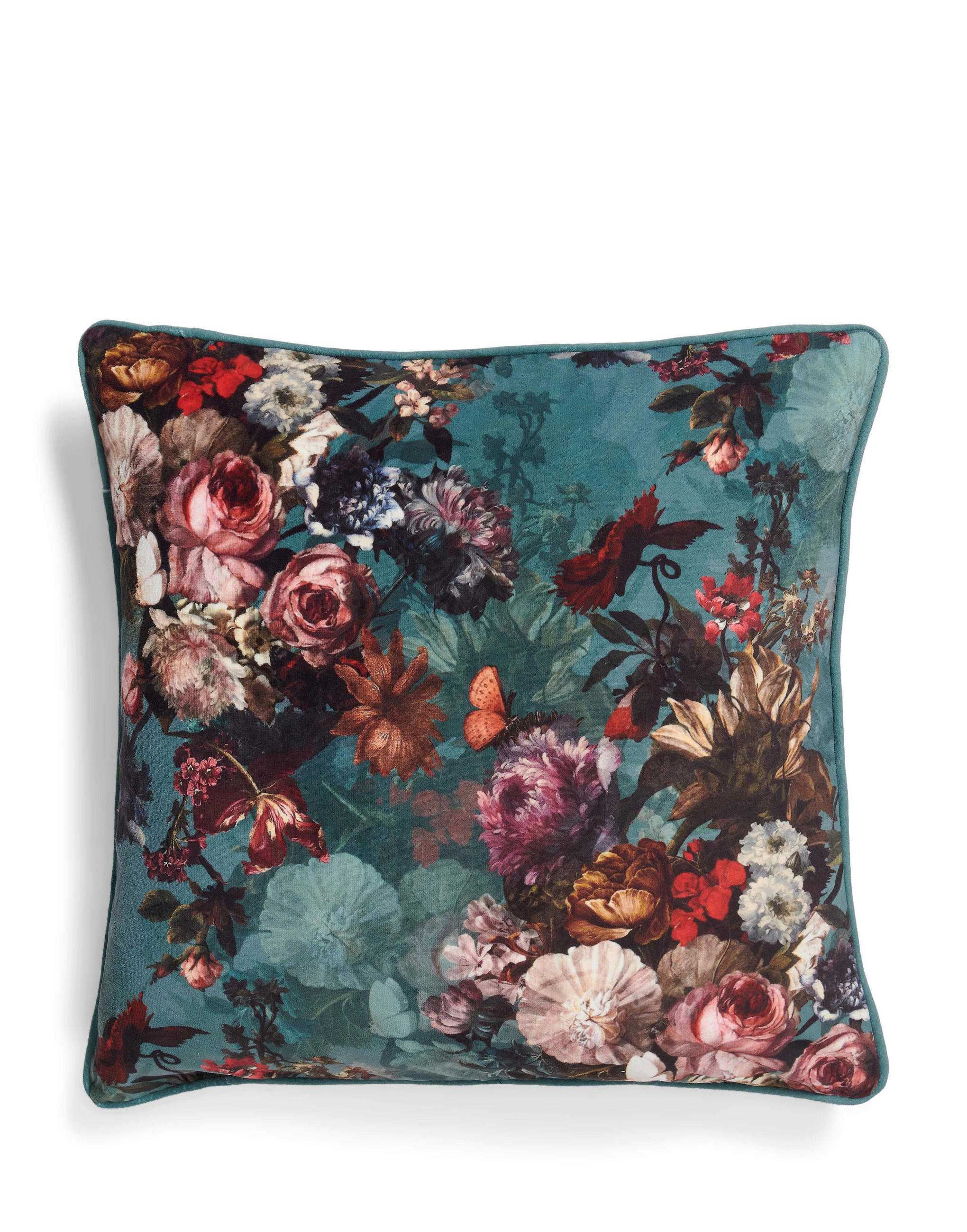 OKRASNA BLAZINA  KARLI    50/50 cm         - zelena, Konvencionalno, tekstil (50/50cm) - Essenza