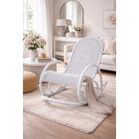 SCHAUKELSTUHL in Weiß  - Weiß, Natur, Holz (60/100/116cm) - MID.YOU