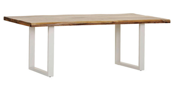 TISCHPLATTE      - Naturfarben, Design, Holz (220/100/5cm) - Landscape
