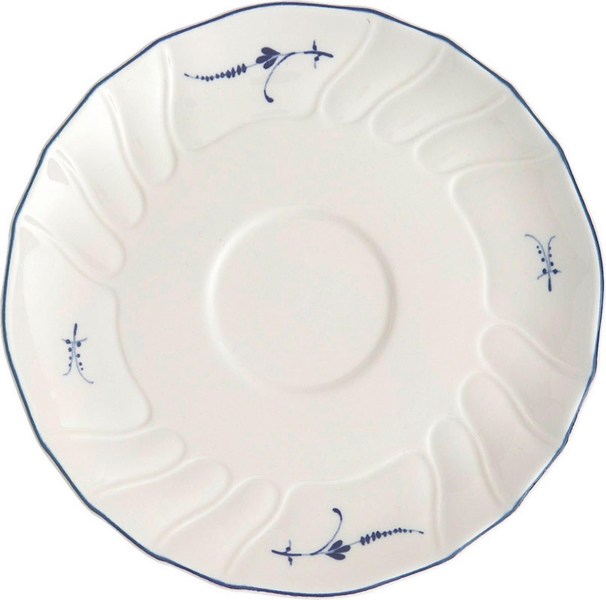 TANJURIĆ ZA ŠALICU    14 cm  Old Luxembourg   - bijela/plava, Basics, keramika (14cm) - Villeroy & Boch