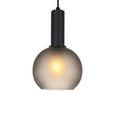 HÄNGELEUCHTE 25/120 cm  - Schwarz/Grau, Trend, Glas/Metall (25/120cm) - Novel