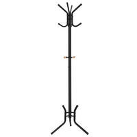 GARDEROBENSTÄNDER in Schwarz 49/176/49 cm   - Schwarz, Trend, Metall (49/176/49cm) - Boxxx
