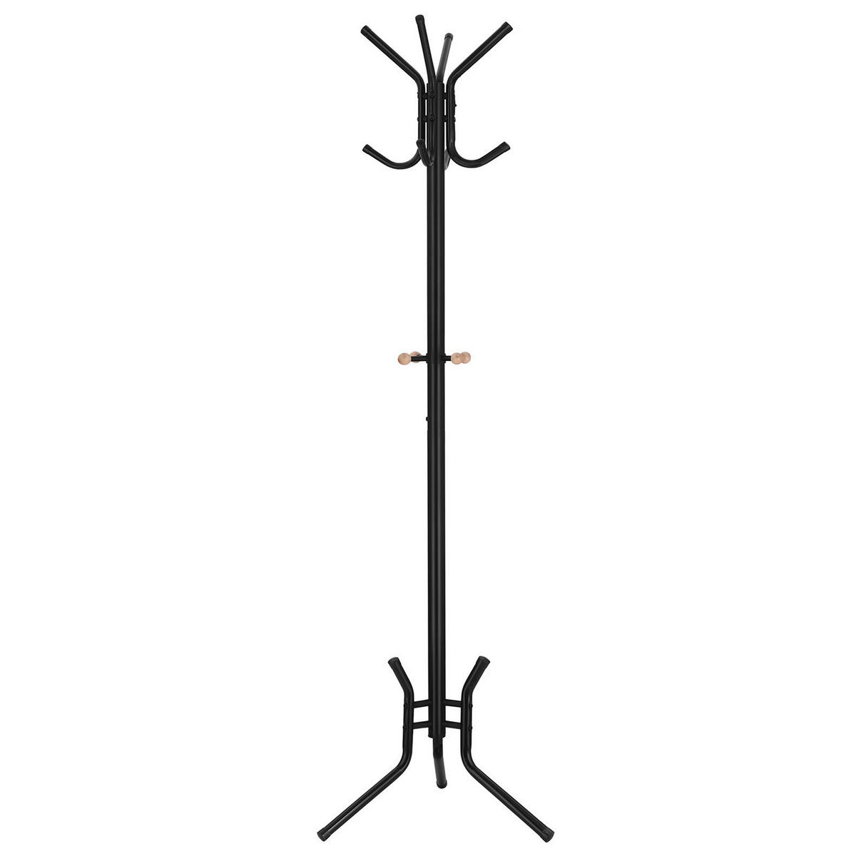 GARDEROBENSTÄNDER in Schwarz 49/176/49 cm   - Schwarz, Trend, Metall (49/176/49cm) - Boxxx