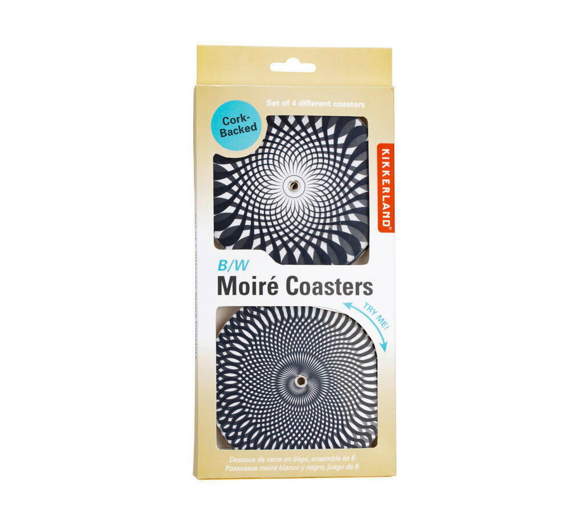 SET PODMETAČA ZA ČAŠE  papir, karton, pločasti materijal    - višebojna, Osnovno, papir/karton (1/23,5/11cm) - Kikkerland