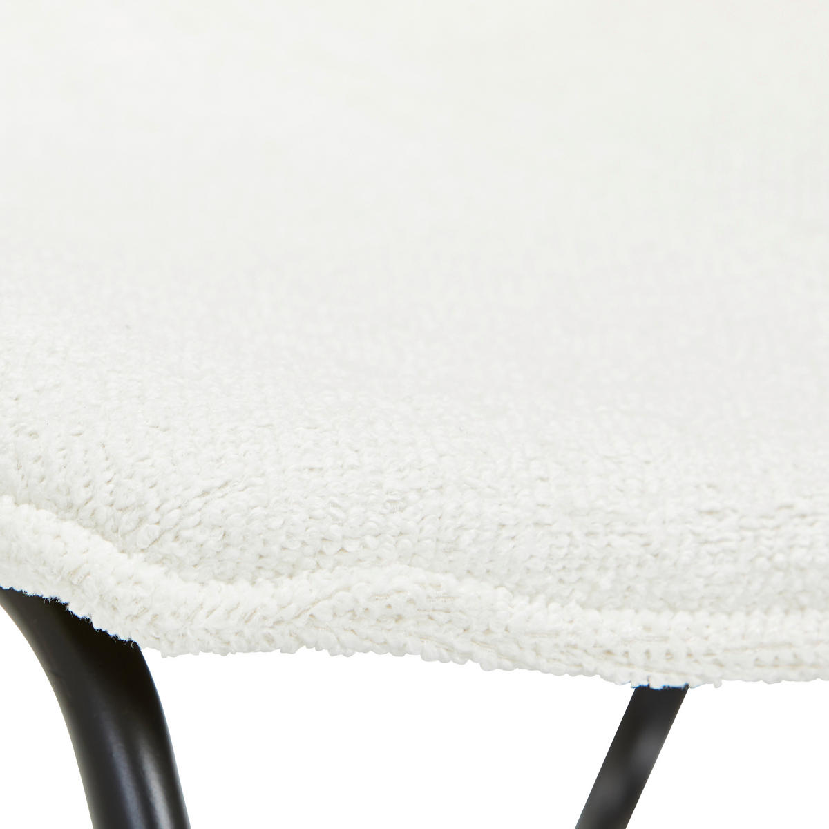 SESSEL in Mikrofaser Creme, Schwarz  - Creme/Schwarz, Design, Holz/Textil (65/71/73cm) - MID.YOU