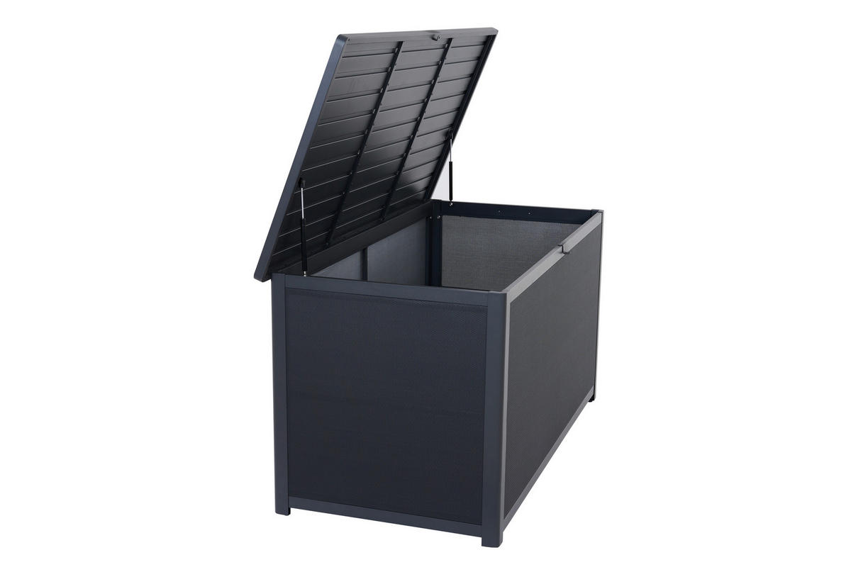 KISSENBOX 79,3/83/159 cm  - Grau, Basics, Kunststoff/Metall (79,3/83/159cm) - Siena Garden