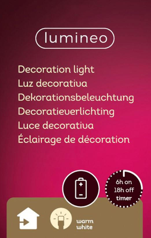 LED-DEKOLEUCHTE - Weiss, Basics (12,00/25,00/38,50cm) - X-Mas