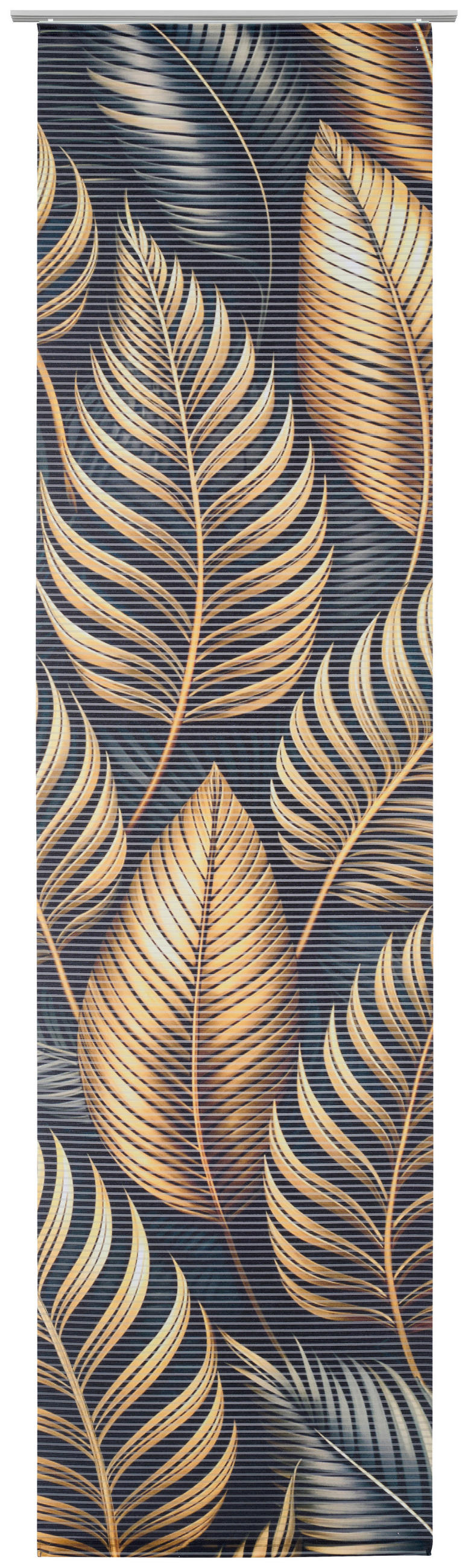 FLÄCHENVORHANG in Goldfarben halbtransparent  - Goldfarben, Basics, Textil (60/255cm) - Novel