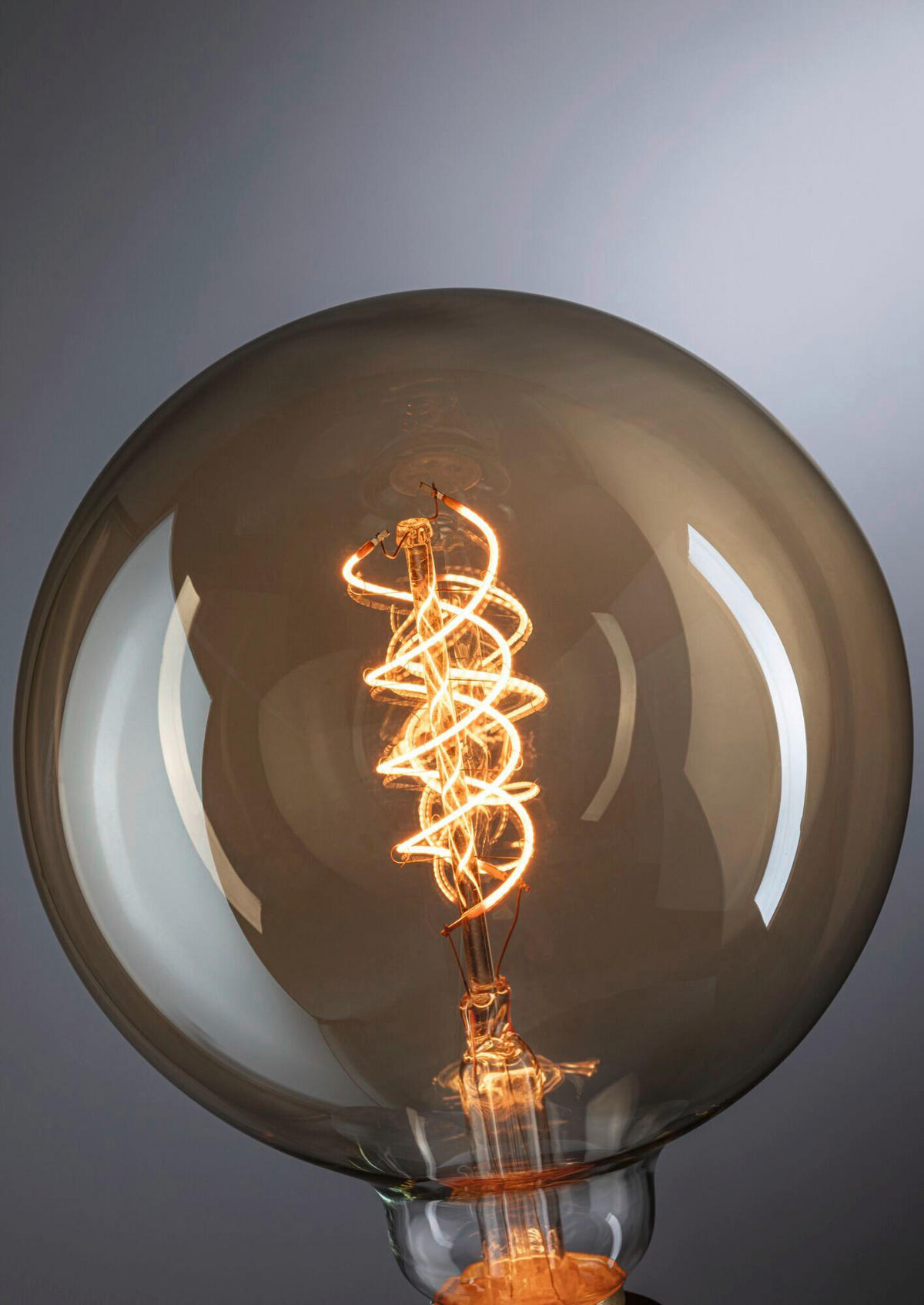 LED-LEUCHTMITTEL   E27 4,2 W  - Goldfarben, Basics, Glas (12,5/16,8cm) - Paulmann