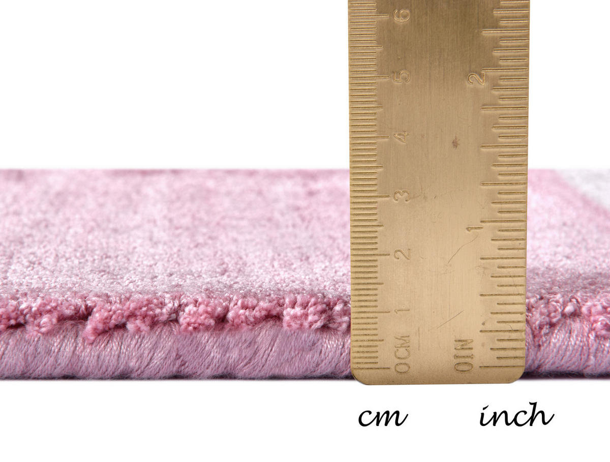 HANDWEBTEPPICH 140/200 cm Rosa  - Rosa, Basics, Textil (140/200cm) - Tom Tailor